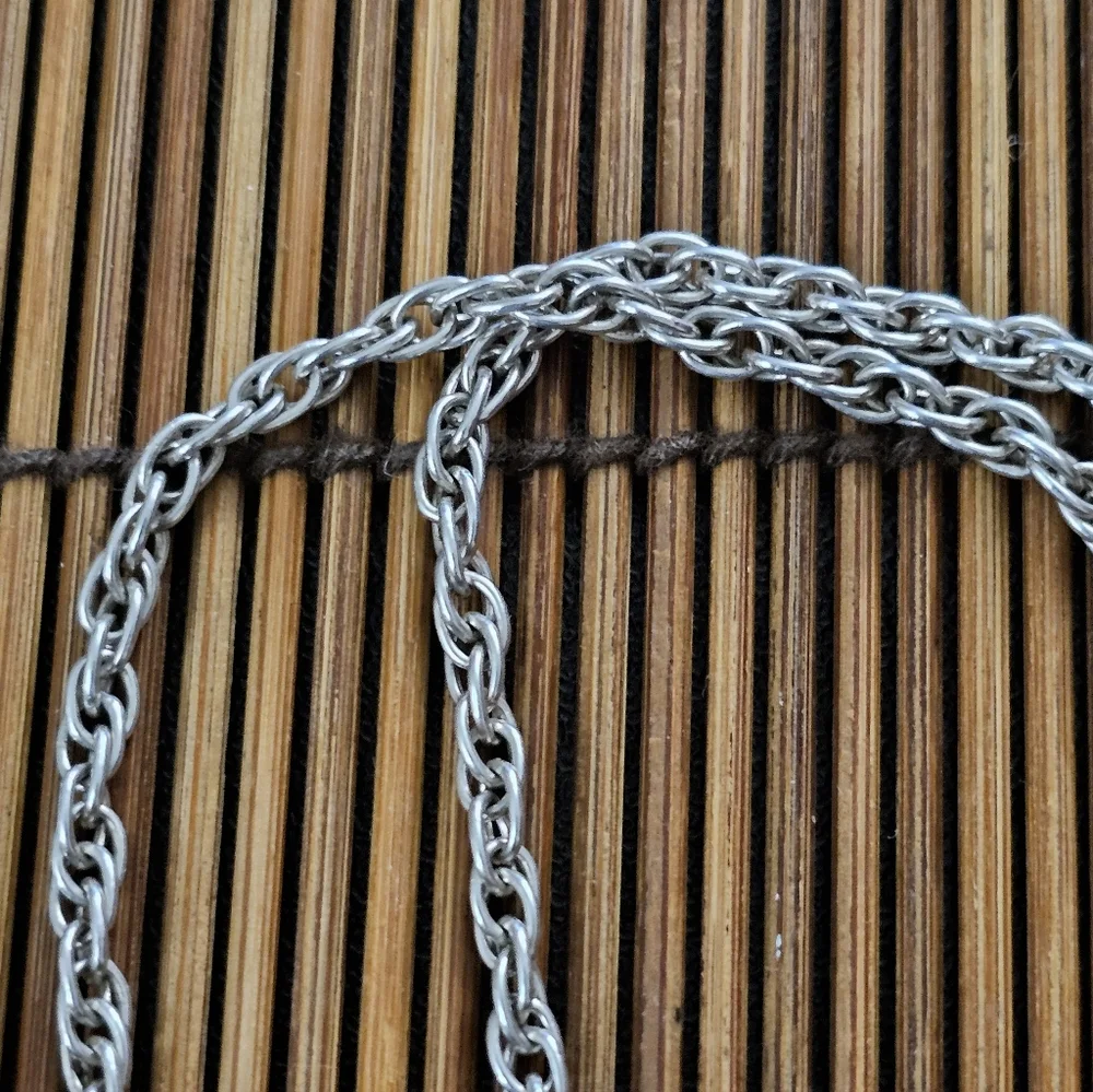 Sterling Silver Chain Necklace (Vintage) - Picture 4 of 10